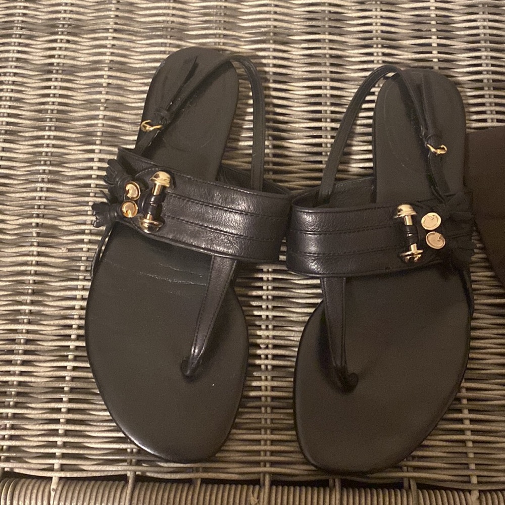 Gucci black leather sandals excellent condition - Picture 5 of 7